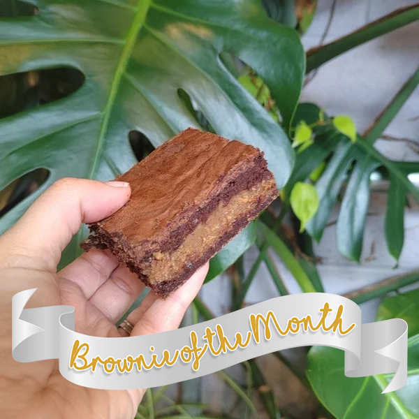 Salted caramel brownies - BROWNIE OF THE MONTH AUGUST