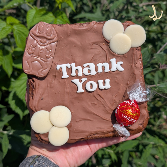 6 inch brownie slab - Personalised
