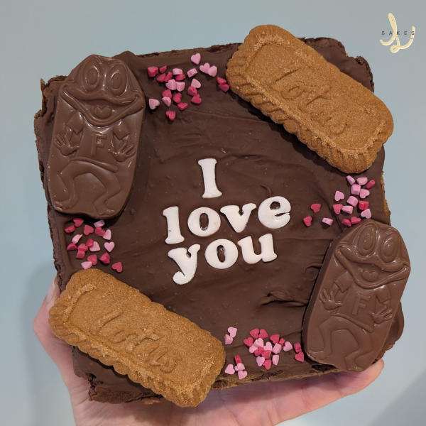 6 inch brownie slab - Personalised